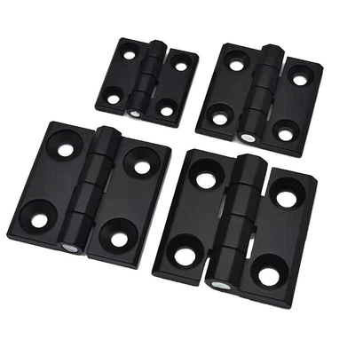 Hợp kim kẽm Bản lề kim loại màu đen nặng 60 * 60 * 5mm