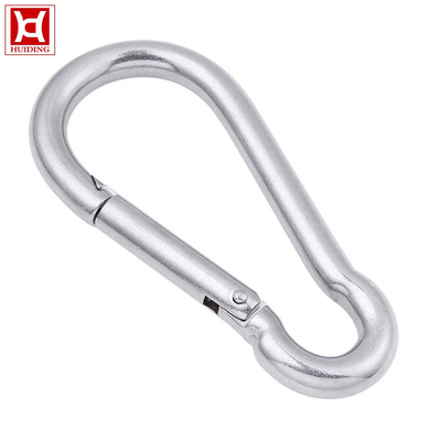 M6 201 Móc khóa bằng thép không gỉ Carabiner Dây đai an toàn Khóa móc lò xo