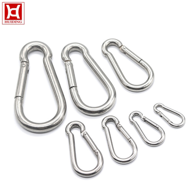 M4 Carabiner 316 Móc chụp bằng thép không gỉ Bề mặt mạ điện