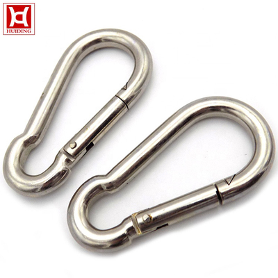 M5 Carabiner 304 Móc khóa bằng thép không gỉ mùa xuân 5x50mm chống ăn mòn