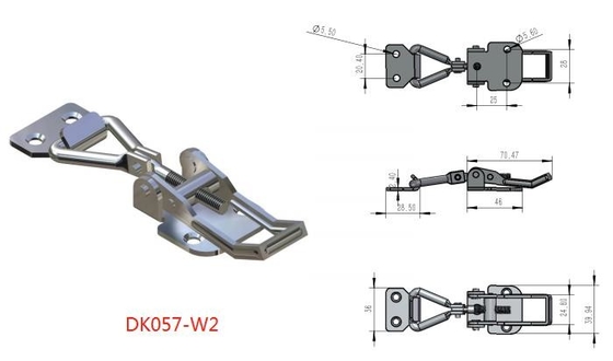 Chốt chuyển đổi có thể điều chỉnh hàn 304 Thép không gỉ Độ cứng cao