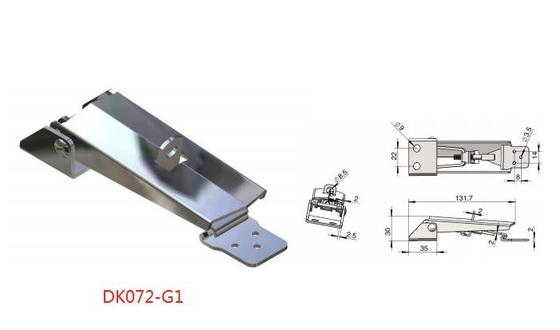 Thép chống rỉ ở trung tâm chuyển đổi chốt khóa mạ niken với lỗ khóa