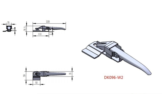 Mạ kẽm chống gỉ Mạ kẽm nặng Chốt chuyển đổi bằng thép không gỉ 304