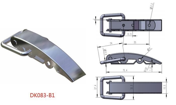 Trọng lượng nhẹ 35g Chốt chuyển đổi nhiệm vụ nặng nề Bộ phận máy cố định bằng sắt mạ kẽm