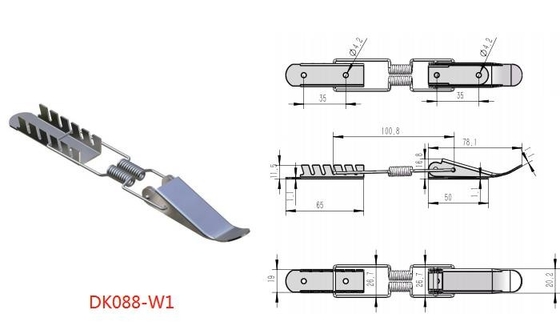 ISO9001 Chốt chuyển đổi mạ kẽm mạ kẽm chống rung cho máy hút bụi công nghiệp