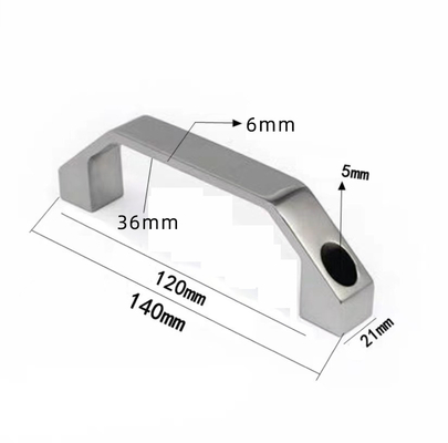 Unthreaded Through Holes 304 Thép không gỉ được đánh bóng Tay cầm kéo công nghiệp L30202