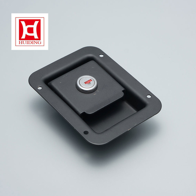 Thép không gỉ Flush Mount Single Point Paddle Latch Black Rv Door Panel Lock