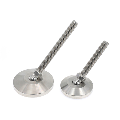 D118 M24*100 Chân cân bằng thép không gỉ có thể điều chỉnh cho nội thất